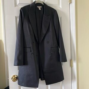 H&M black blazer dress